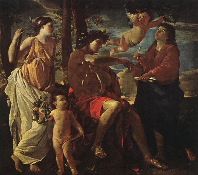 Nicolas Poussin The Inspiration of the Poet